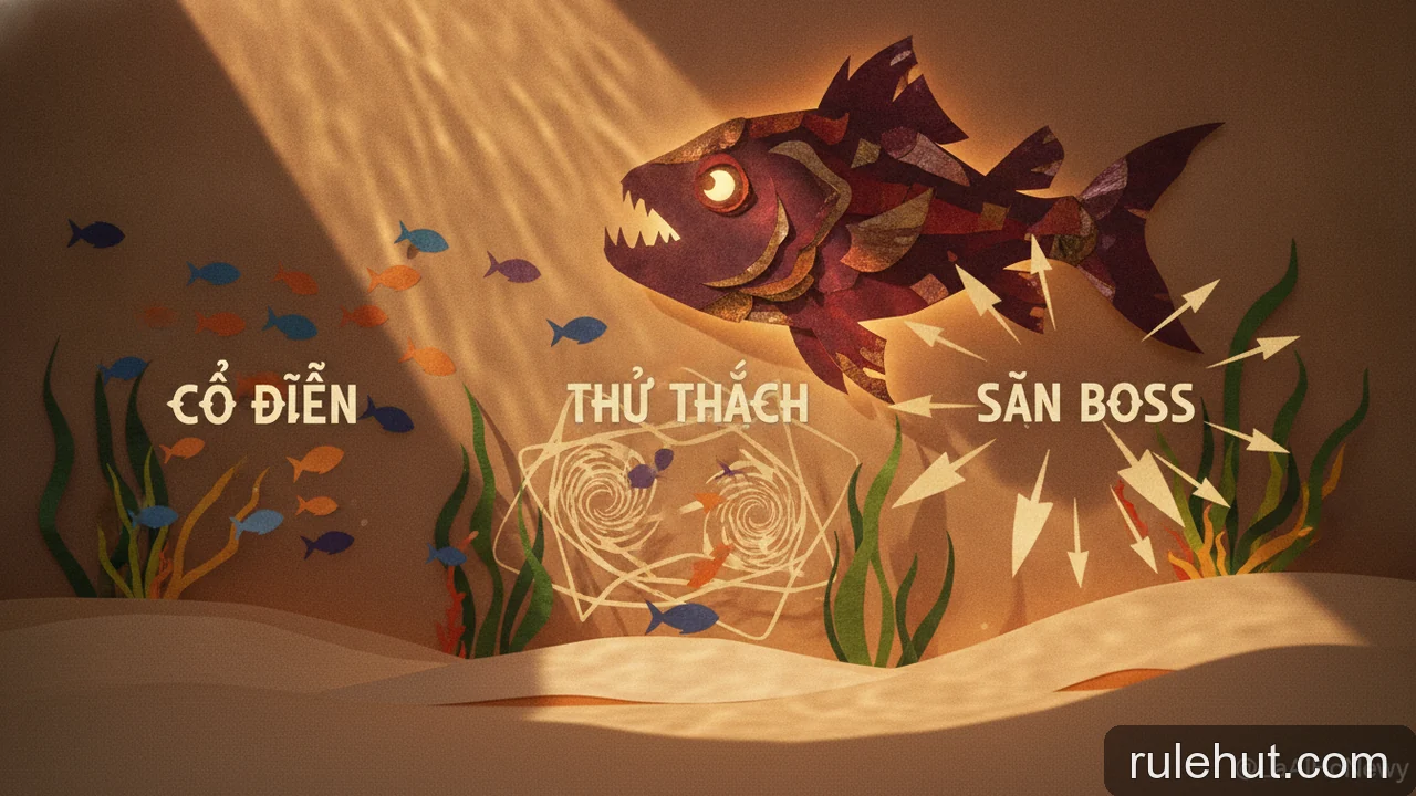 Minh họa: Các chế độ chơi bắn cá: cổ điển, thử thách và săn boss có gì khác?