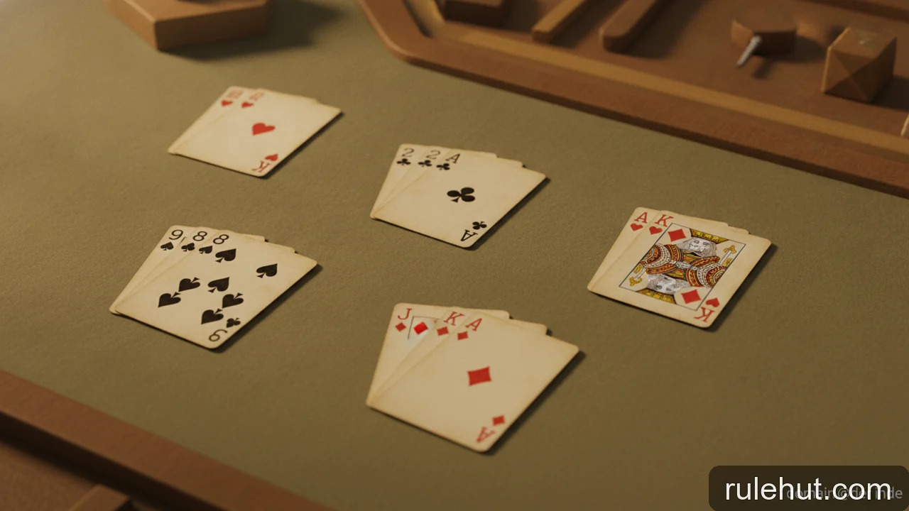 Minh họa: Hướng dẫn xếp hạng bài Poker cho người mới bắt đầu: 10 bộ bài cơ bản