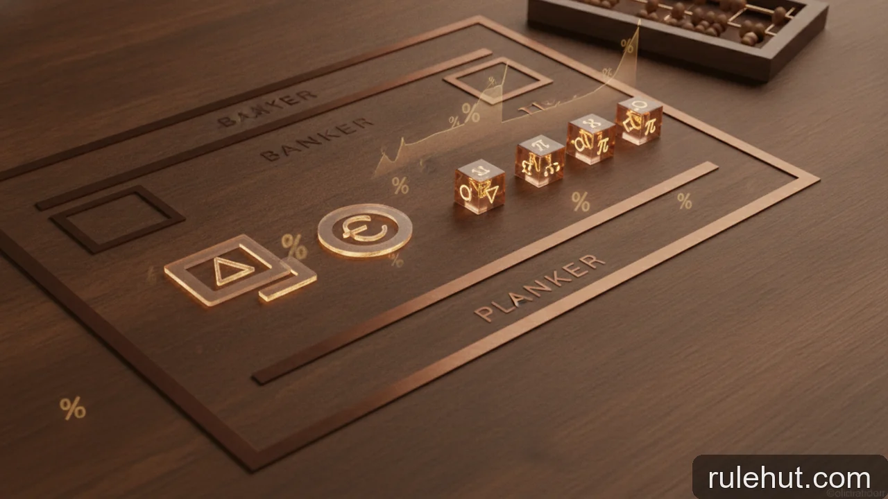 Minh họa: Kỳ vọng toán học trong Baccarat: Tính toán lợi thế nhà cái cho từng cửa