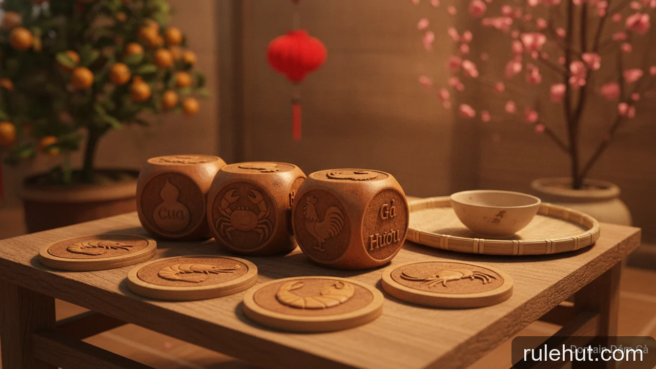 Minh họa: Những sai lầm thường gặp khi chơi Bầu Cua ngày Tết và cách tránh
