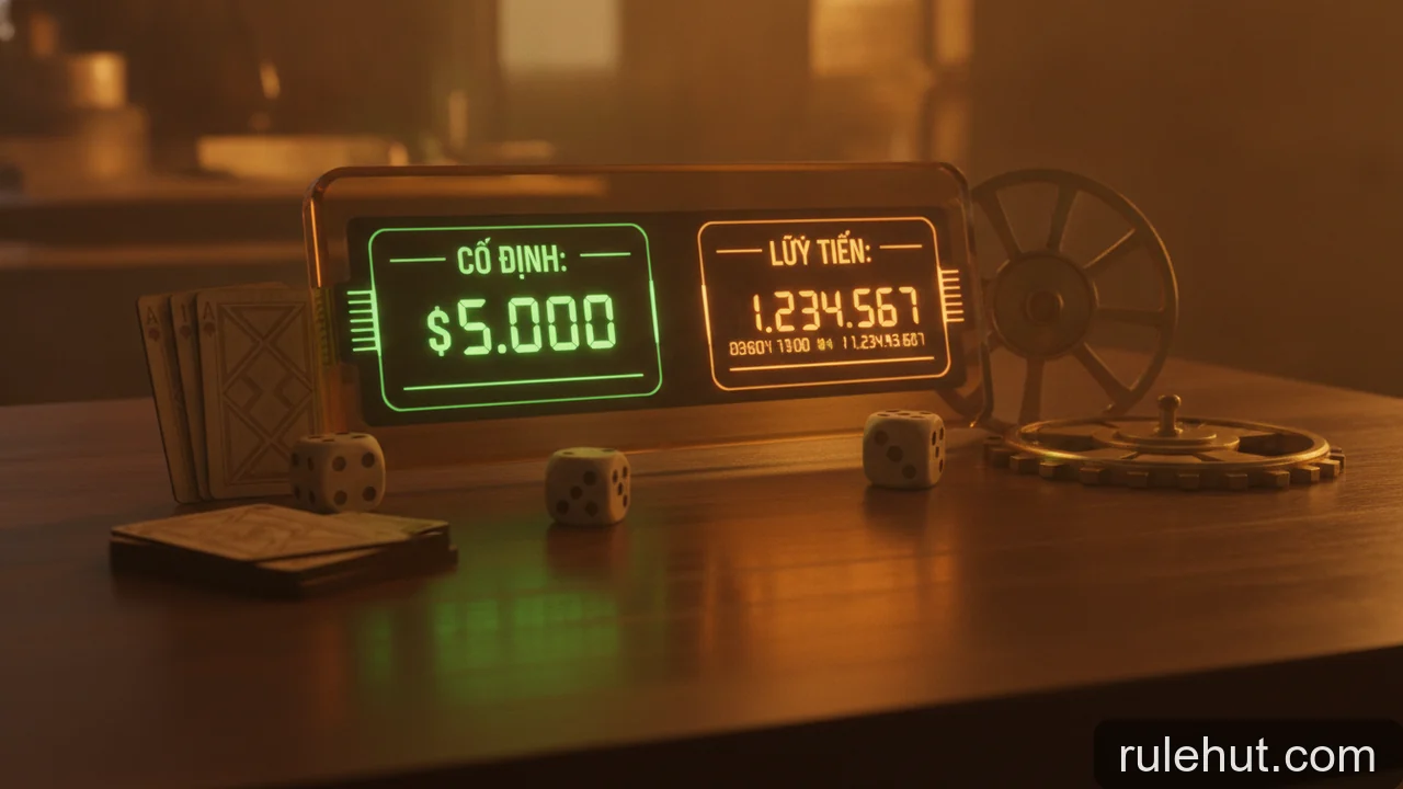 Minh họa: Phân biệt Jackpot lũy tiến và Jackpot cố định trong Nổ Hũ