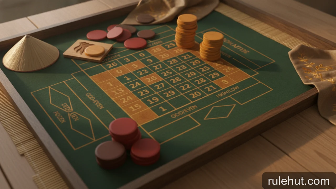 Minh họa: Phân tích bảng Roulette: Hiểu cách đọc và đặt cược hiệu quả