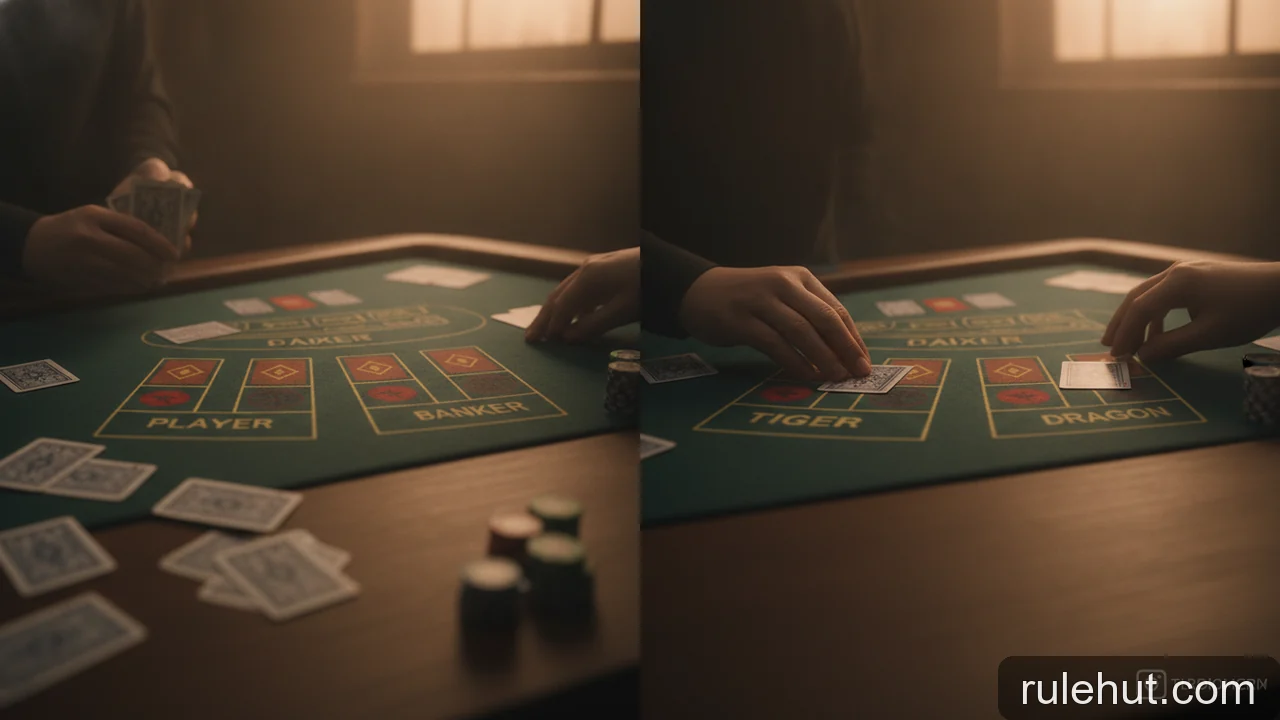 Minh họa: So sánh Baccarat và Rồng Hổ: điểm giống và khác biệt trong luật chơi