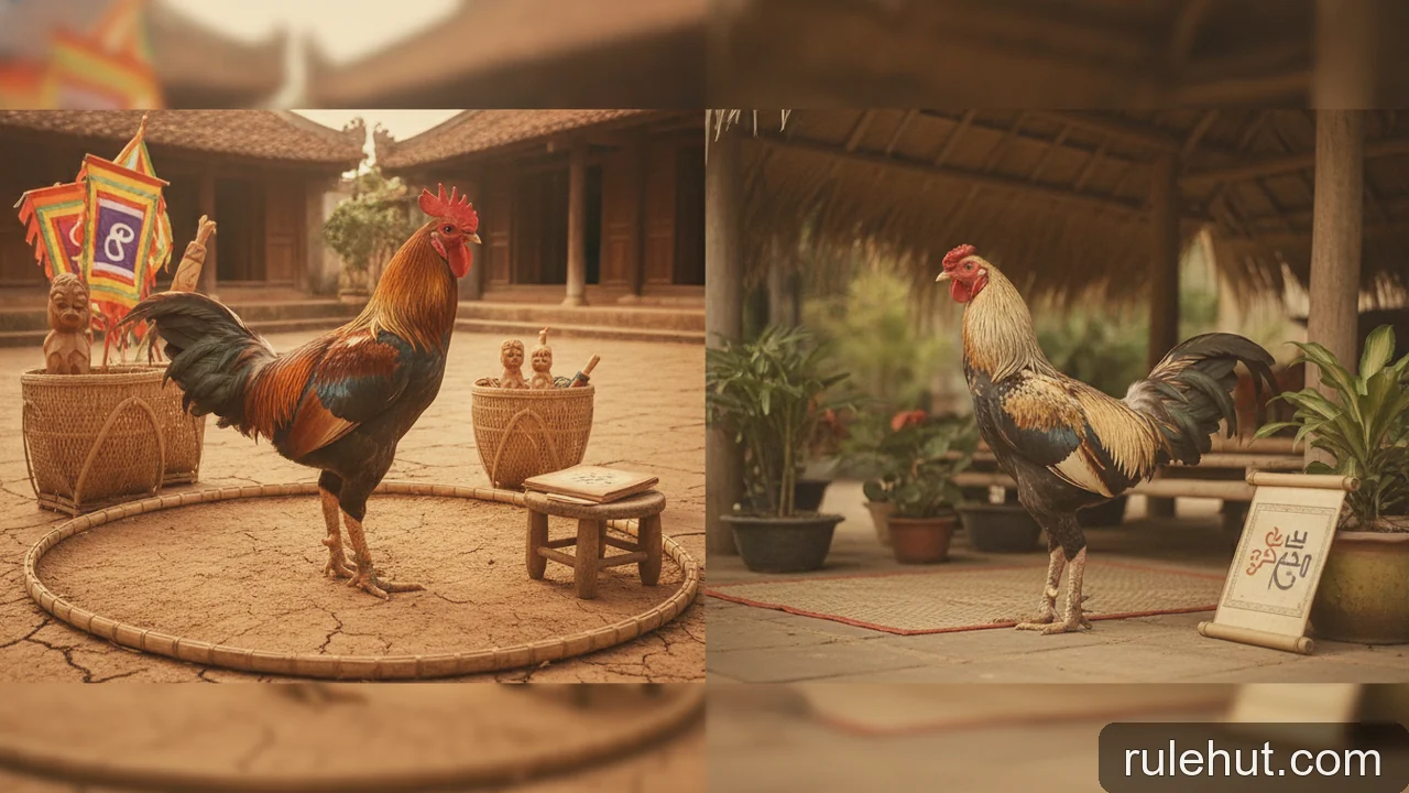 Minh họa: So sánh luật đá gà đòn và đá gà cựa: Điểm giống và khác nhau cơ bản
