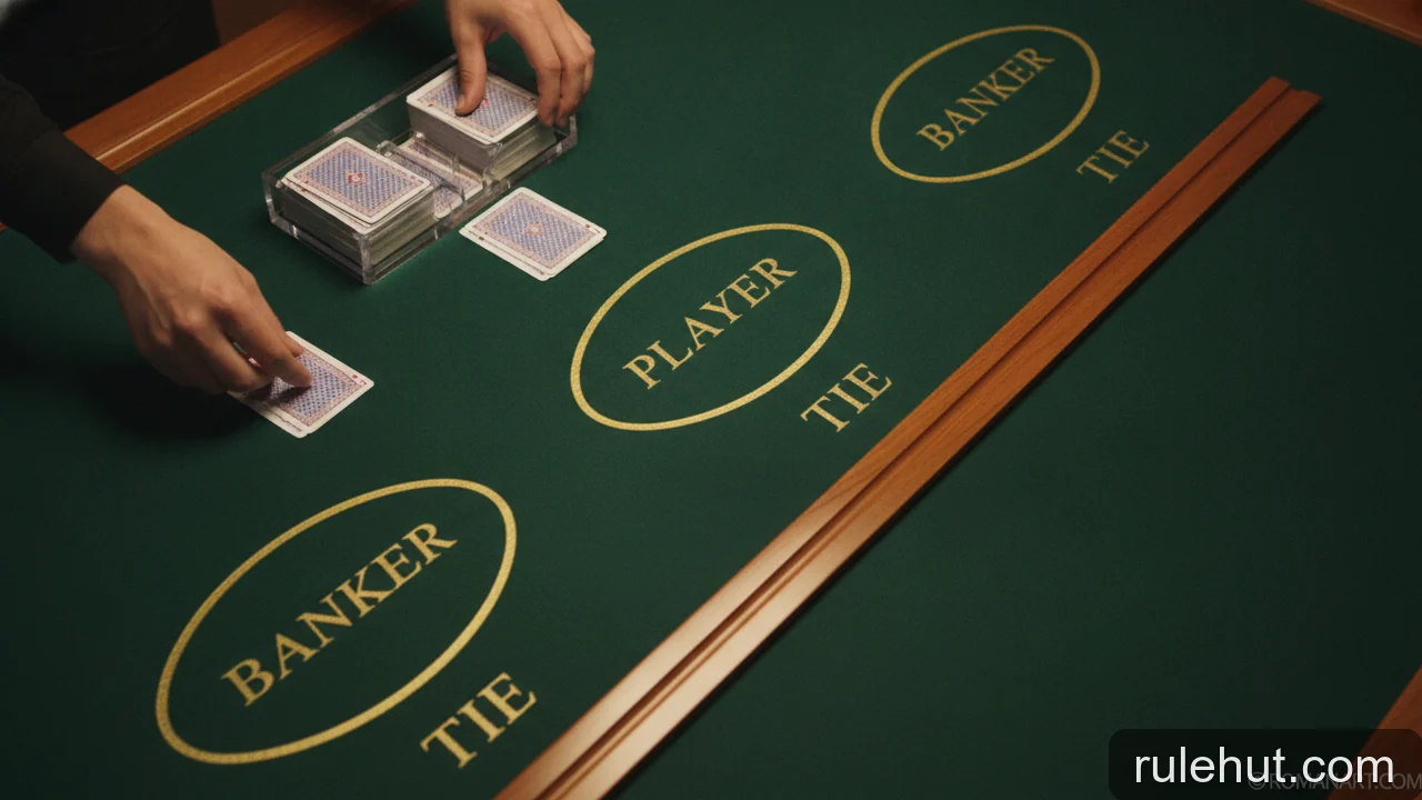 Minh họa: So sánh xác suất Baccarat: Banker, Player và Tie - Cửa nào an toàn nhất?