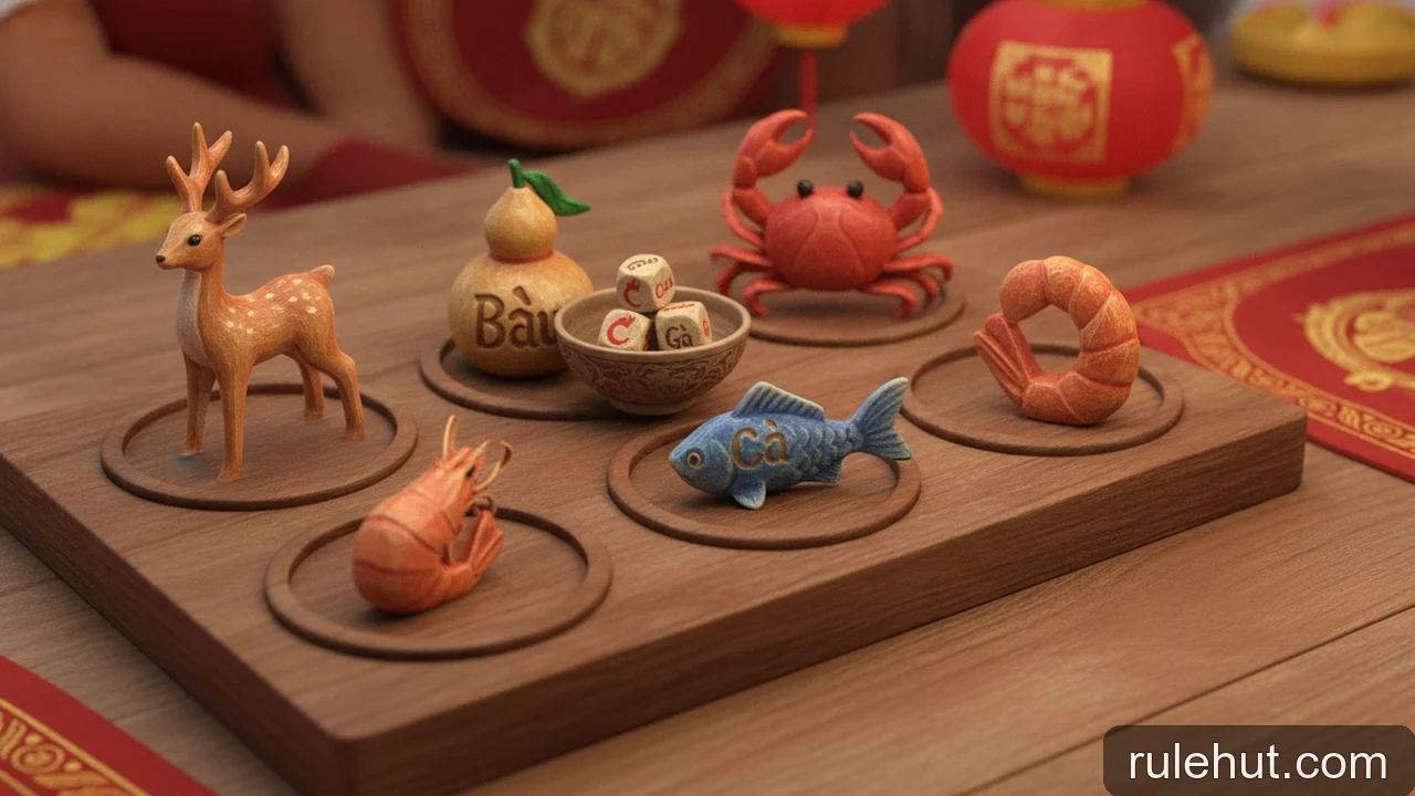 Minh họa cho Tên gọi Nai Bầu Cua và Bầu Cua Cá Cọp có gì khác?