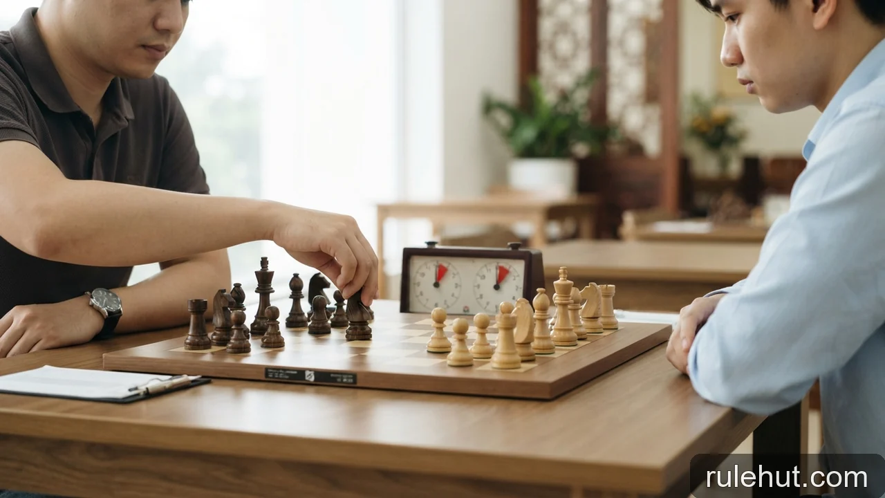 Minh họa: Thể thức thi đấu cờ vua nhanh và cờ chớp khác gì cờ tiêu chuẩn?