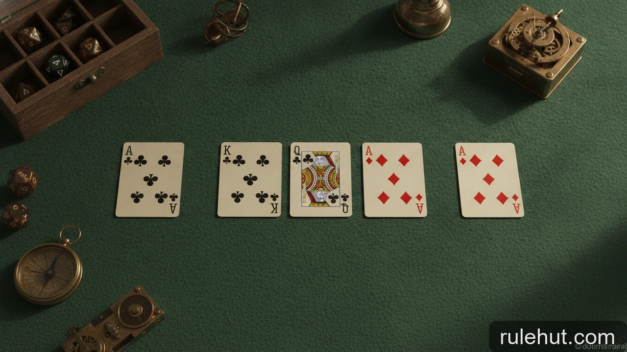 Minh họa: Thứ tự chất bài Poker có quan trọng không? Khi nào chất bài quyết định thắng thua