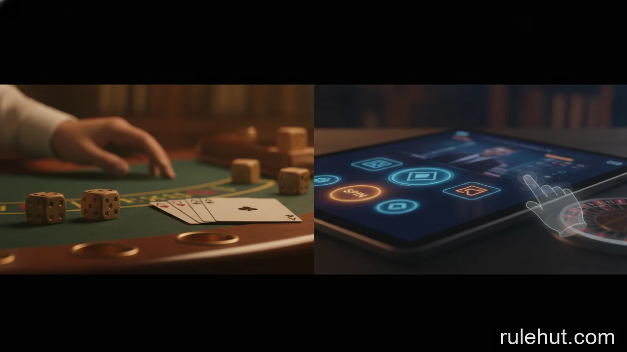Minh họa: Thuật ngữ trong casino trực tuyến: khác biệt so với truyền thống