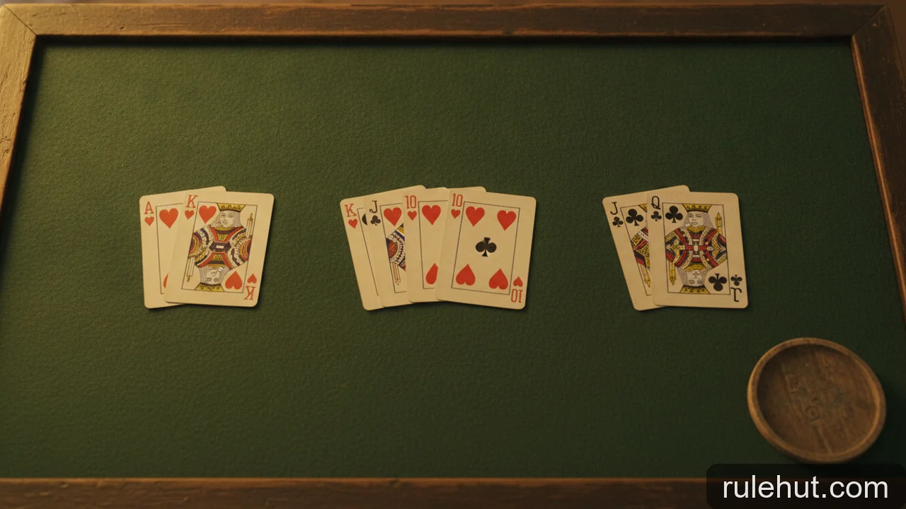 Minh họa: Ví dụ so bài Poker thực tế: Áp dụng quy tắc Kicker và đồng hạng