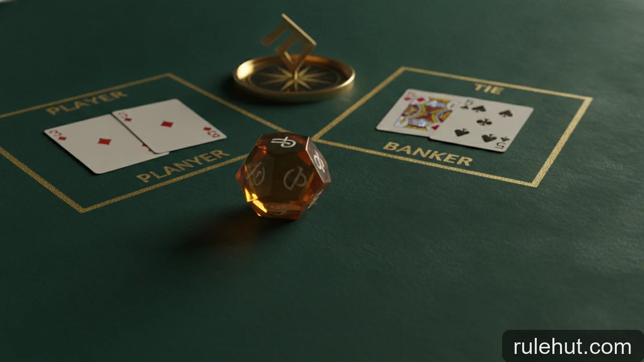 Minh họa: Xác suất Baccarat: Phân tích tỷ lệ thắng của cửa Banker, Player và Tie