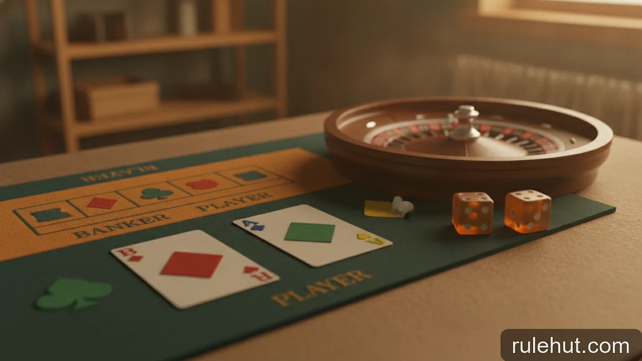Minh họa: Xác suất thắng thua trong các game casino phổ biến: Baccarat, Blackjack, Roulette